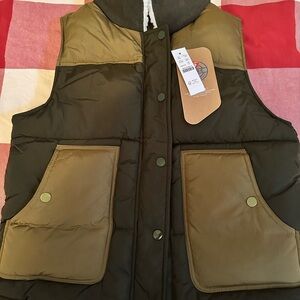 J Crew puffer vest with pockets, size XS